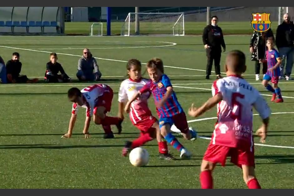 El golazo de un nene salteño en la cantera del Barcelona | Deportes