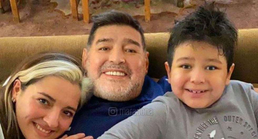 El conmovedor dibujo de Dieguito Fernando dedicado a su papá Maradona | Actualidad