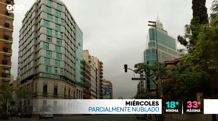 Cálido y húmedo, probables lluvias, máxima 33° | Córdoba