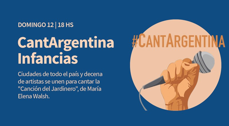 #CantaArgentina: más de 20 artistas entonarán la misma canción mañana | Actualidad