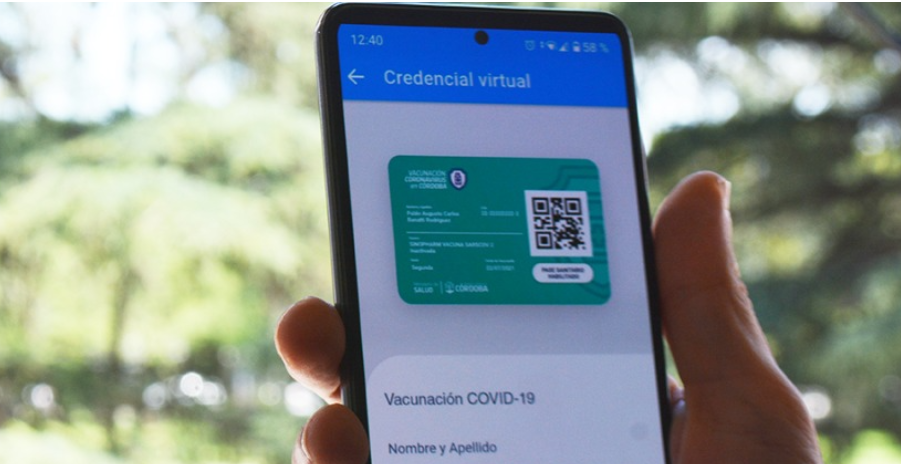Pasaporte sanitario: desde hoy está disponible en la aplicación CiDi | Córdoba
