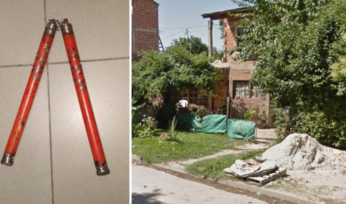 Un hombre se atrincheró en su casa y amenazó a los policías con un nunchaku | Actualidad