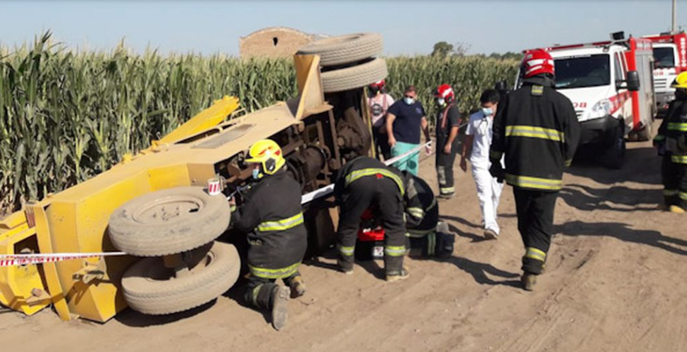 Oncativo: joven obrero murió aplastado por una grúa | Córdoba