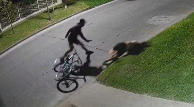 Violento robo en City Bell: empujaron a una chica contra el cordón para sacarle la bicicleta y el celular | Actualidad