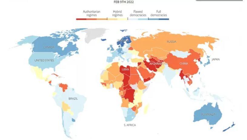 Solo 21 países tuvieron "democracia plena" en 2021, según The Economist | Internacionales