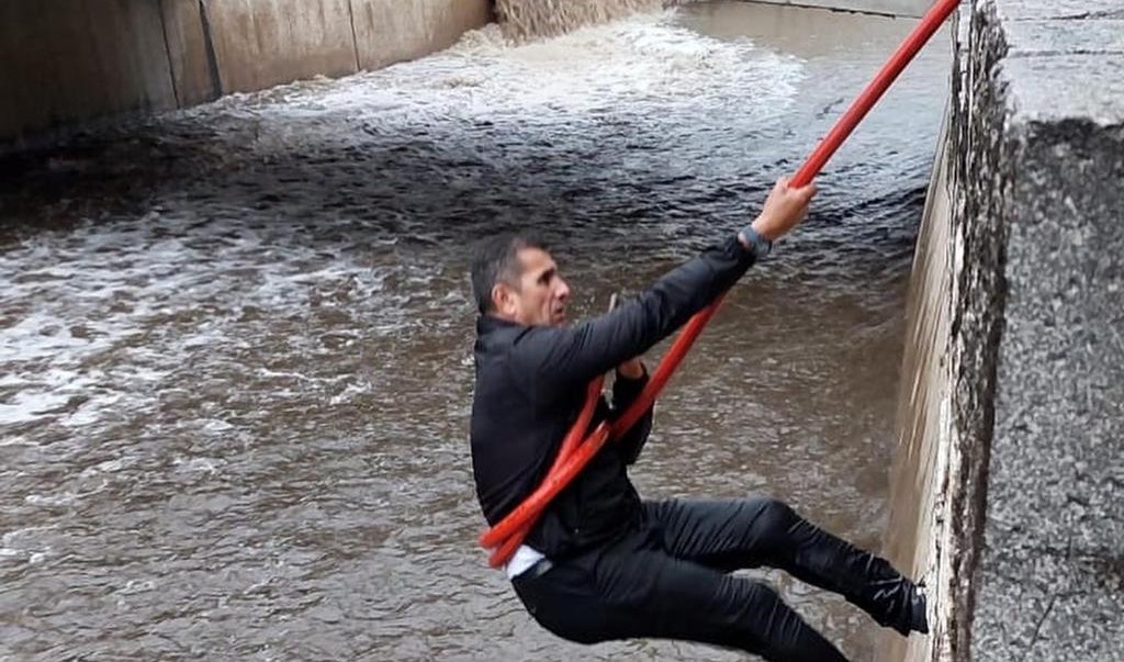 Un vecino rescató un perro de La Cañada | Córdoba