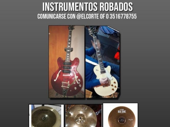 Le robaron los instrumentos a una banda cordobesa antes de tocar en el Cosquín Rock | Córdoba