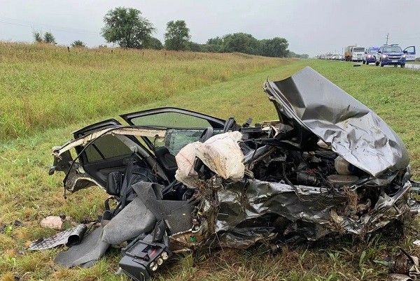Rutas trágicas: una mujer murió en un terrible choque frontal | Córdoba