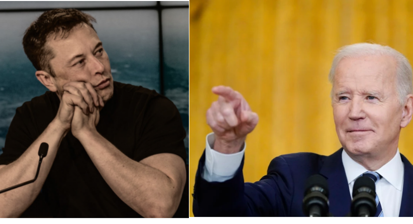 El inesperado cruce que se hizo viral entre Joe Biden y Elon Musk | Internacionales