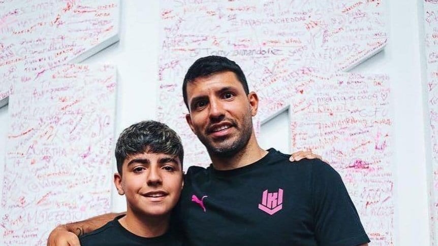 Benjamín Agüero, hijo de "Kun" y nieto de Maradona, se sumó a un club argentino | Deportes