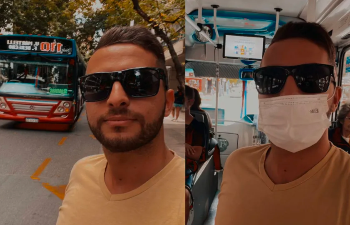 El joven que se hizo viral porque reconoce cada interno de la línea 110 de colectivos | Actualidad