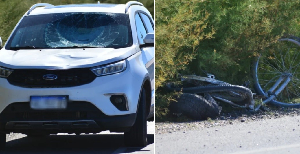 Un ciclista está grave luego de ser atropellado por el ministro de Seguridad de Chubut | Actualidad