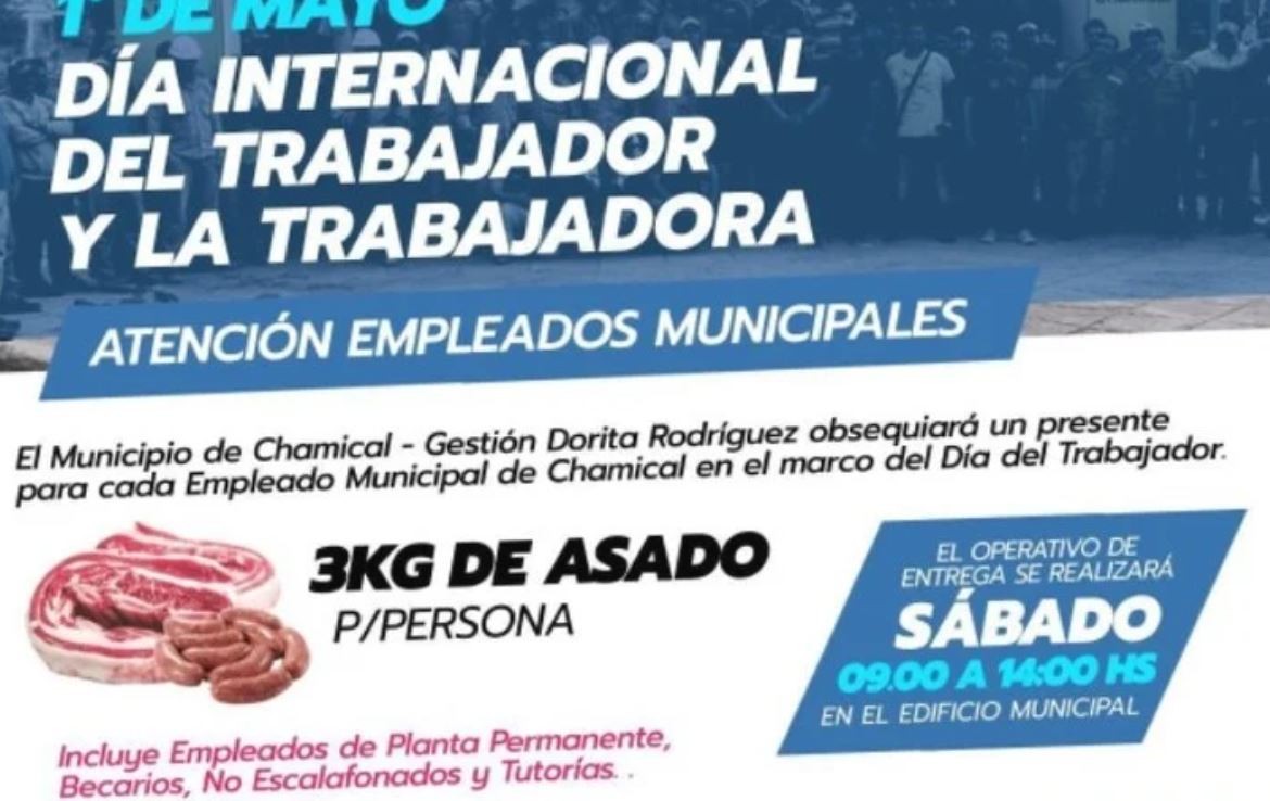 Asueto y asado para todos: un municipio regalará 3 kilos de carne a cada empleado público | Actualidad