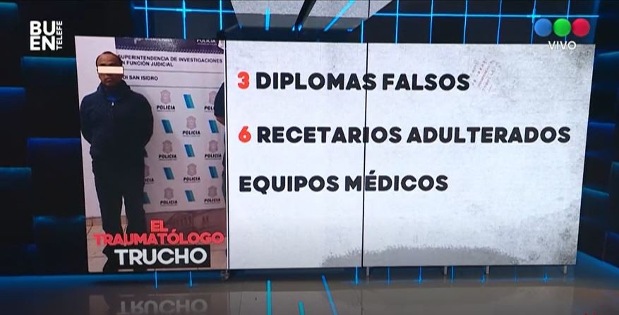 Médico trucho: Se hacía pasar por traumatólogo y atendía en un consultorio bien equipado en su casa | Actualidad