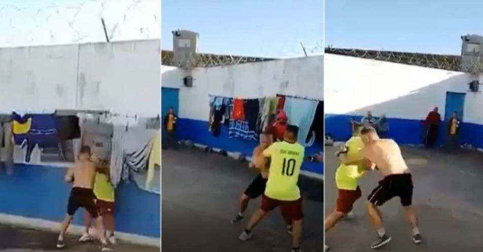 La "Hiena" Barrios boxeó con otro preso en el penal de Campana donde está detenido | Actualidad