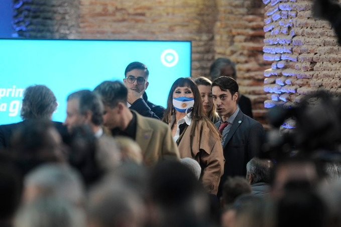 Moria, presente en la jura de Massa como ministro | Espectáculos