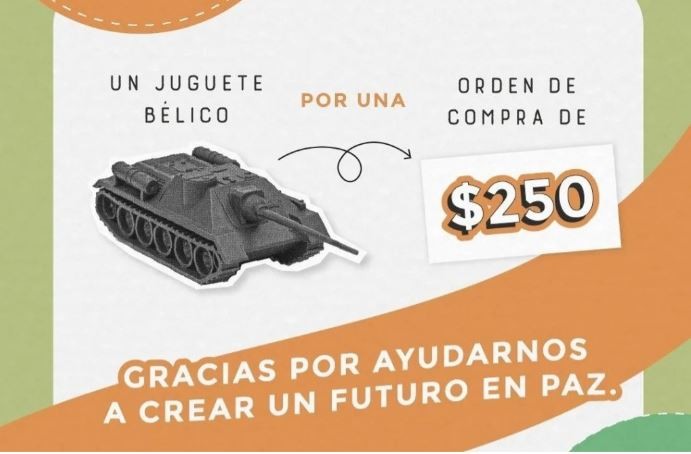 Mendoza: una juguetería cambia juguetes bélicos por un voucher con descuento | Actualidad