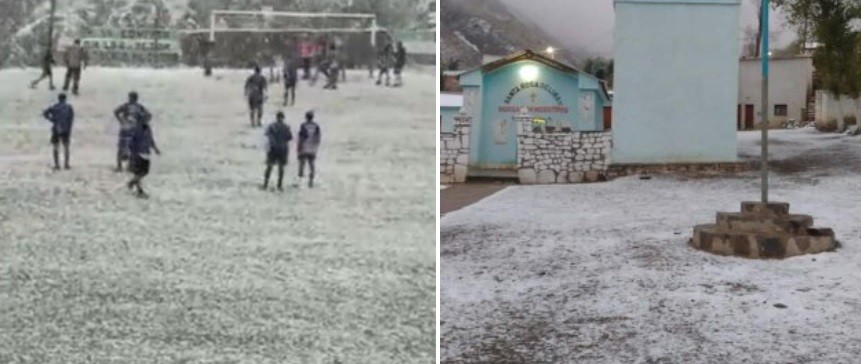 Jujuy: la nieve pintó de blanco las serranías de Caspalá | Actualidad