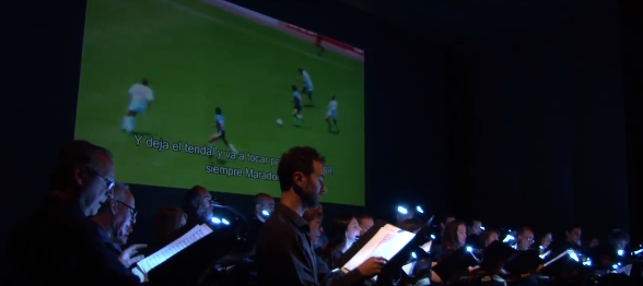 Video: mirá el emotivo homenaje del Coro Municipal de Córdoba a Diego Maradona y "el gol del siglo" | Córdoba