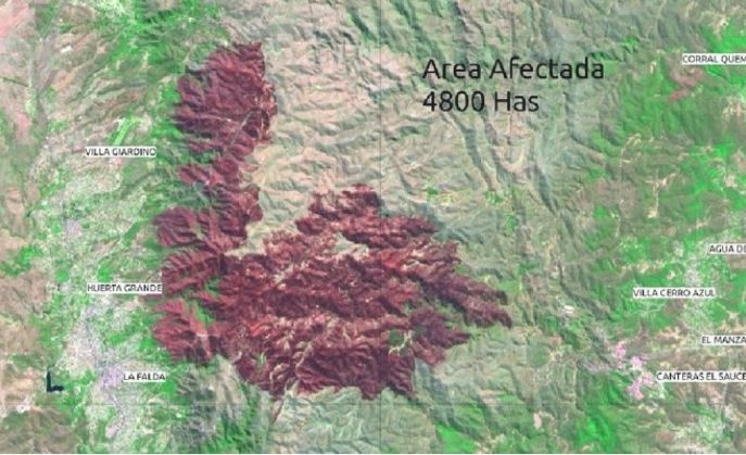 Córdoba: cerca de 5.000 hectáreas ya fueron arrasadas por el fuego | Clima, Naturaleza y Medio ambiente