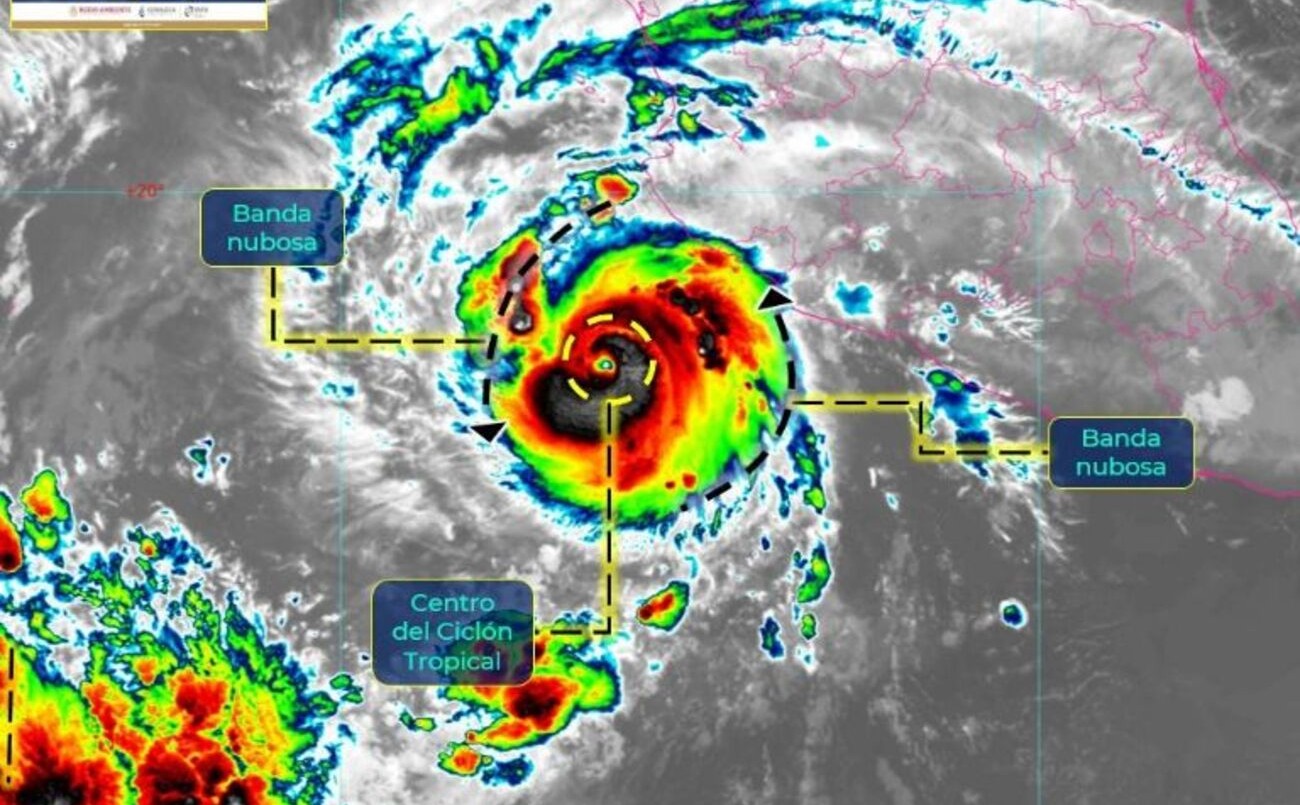 El huracán Roslyn subió a categoría 4 en la costa del Pacífico mexicano | Internacionales