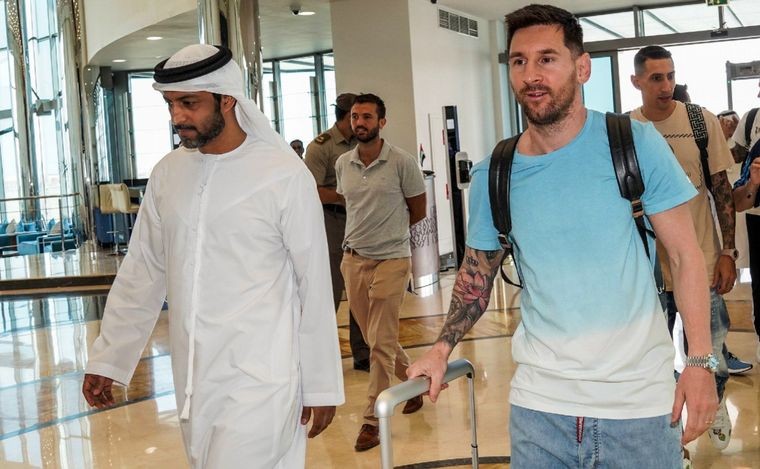 Messi en modo Mundial: ya se sumó a la concentración de Argentina en Abu Dhabi | Deportes