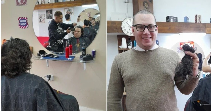 Médico donó su pelo para pelucas de pacientes con cáncer | Actualidad