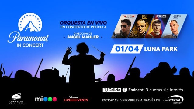 Paramount In Concert, por primera vez un evento espectacular en el Luna Park | Espectáculos