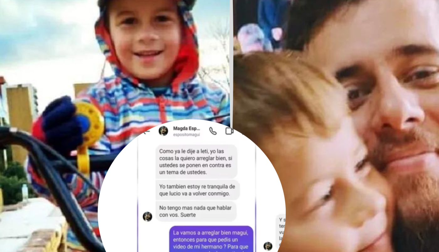 Trascendieron chats donde la mamá de Lucio Dupuy le exigía a su ex la tenencia del menor | Actualidad