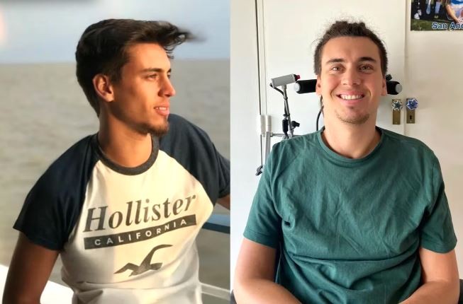 “Quiero volver a abrazar”: Quedó cuadripléjico por un accidente y necesita tratamiento en EE.UU. | Actualidad