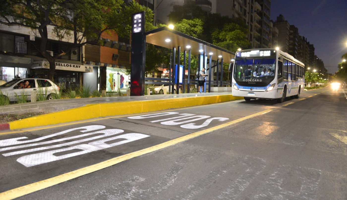 Se habilitó el 'Solo Bus' de la avenida Chacabuco | Córdoba