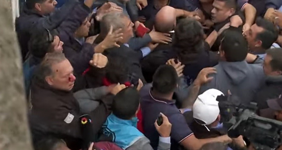 Golpearon a Berni en la manifestación por el asesinato del colectivero | Actualidad