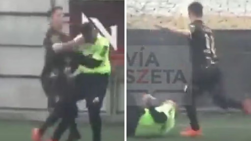 Video: le patearon la cabeza y dejaron inconsciente a un árbitro durante una brutal paliza en una liga de fútbol amateur | Internacionales