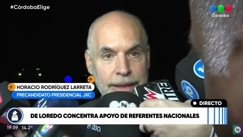 Rodríguez Larreta, en Córdoba y con mensaje de paz hacia Bullrich | Córdoba