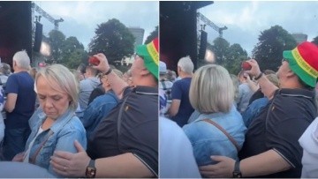 A dar explicaciones: confundió a su esposa con otra mujer durante un recital y se volvió viral | Internacionales