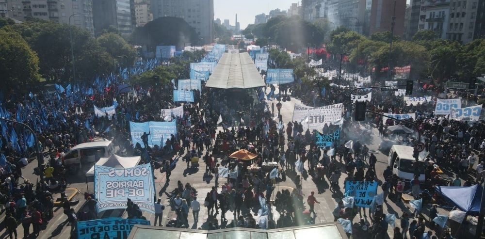 Piqueteros protestan en todo el país para pedir asistencia a los comedores | Actualidad