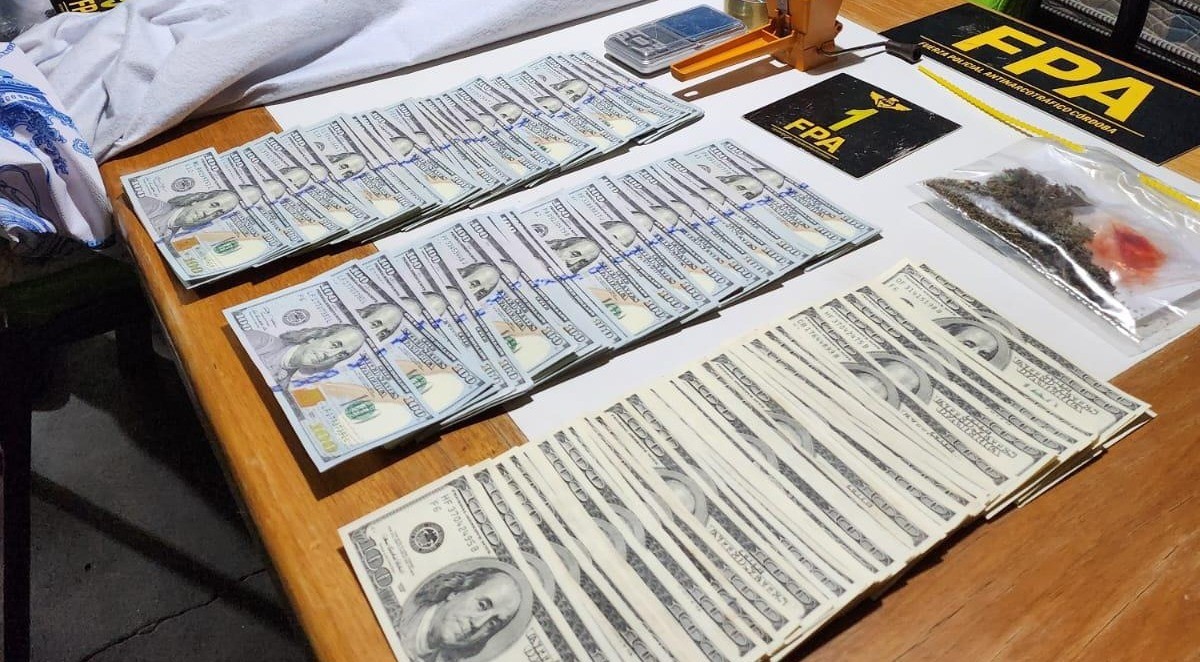 Detuvieron un hombre con marihuana, cocaína y dólares en Mendiolaza | Córdoba