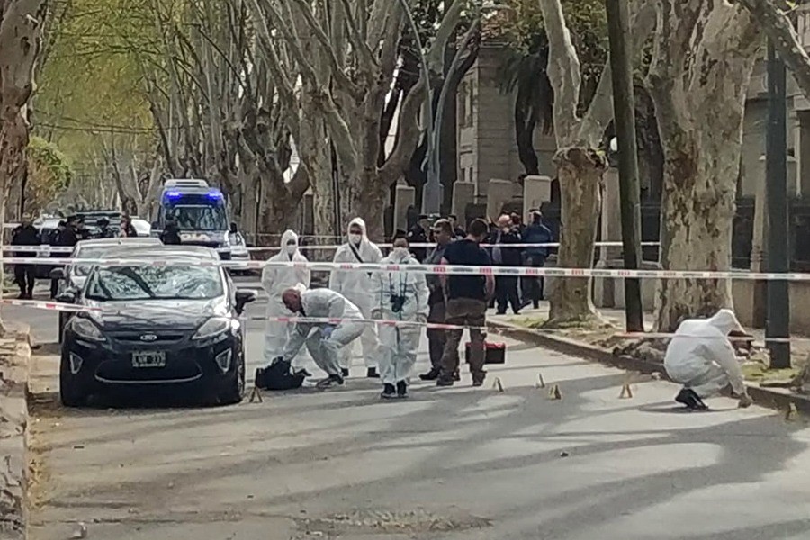 Video: así asesinaron al policía frente a la Agencia de Investigación Criminal | Actualidad