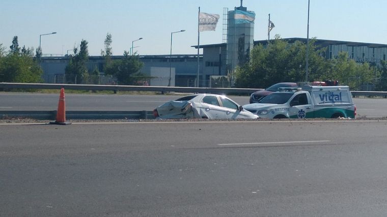Violento choque en cadena entre cuatro autos y una moto en Circunvalación | Córdoba
