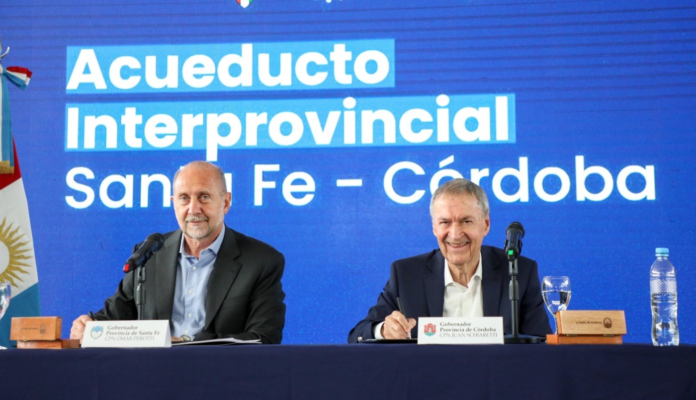 Santa Fe y Córdoba firman este jueves el contrato para iniciar el Acueducto Interprovincial | Córdoba