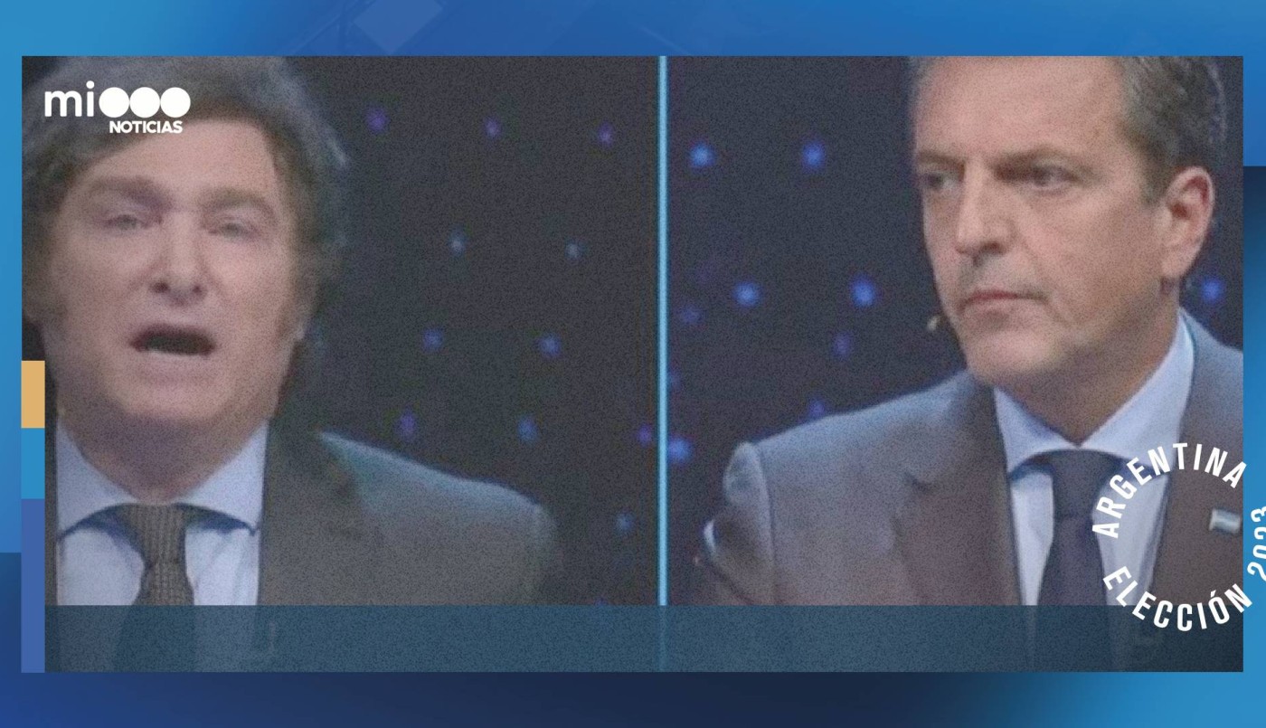 Debate presidencial: los cruces más fuertes entre Massa y Milei | Elecciones 2023