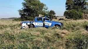 Insólito y grave: Robaron un patrullero,  y lo destruyeron cuando se fugaban | Córdoba