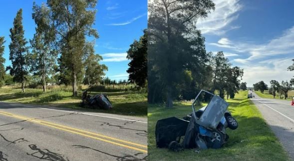 Una argentina murió tras volcar con el auto en una ruta de Uruguay | Actualidad