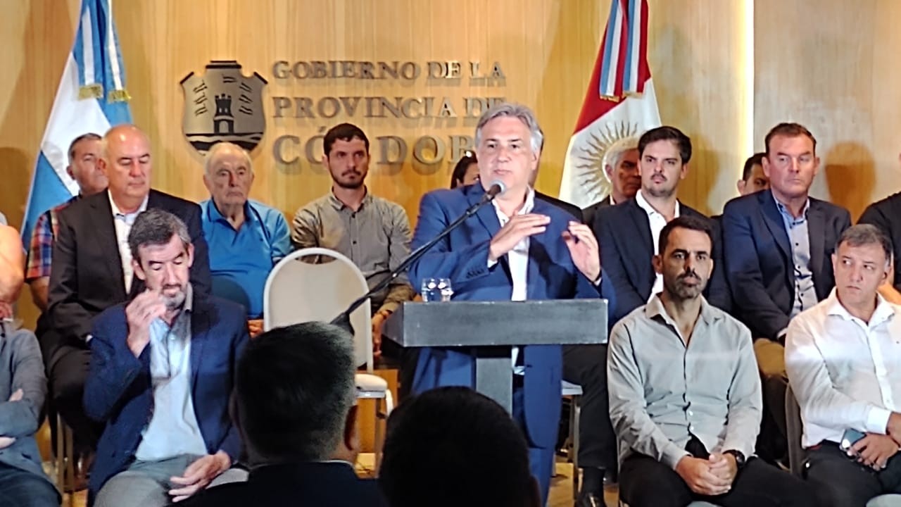 Ley Ómnibus: Llaryora rechaza la suba de retenciones | Córdoba