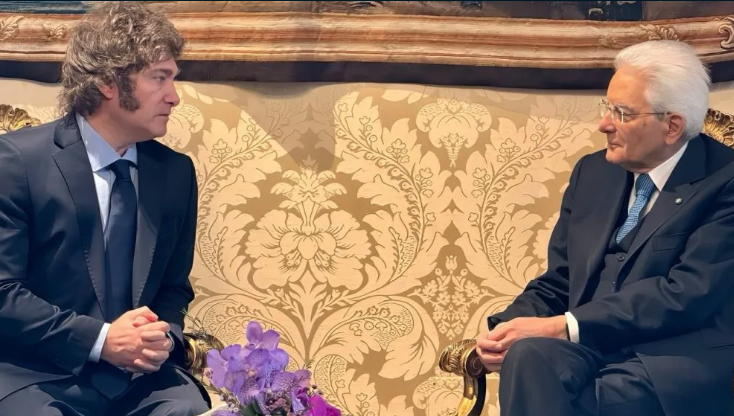 Javier Milei se reunió con el presidente de Italia, Sergio Mattarella | Actualidad