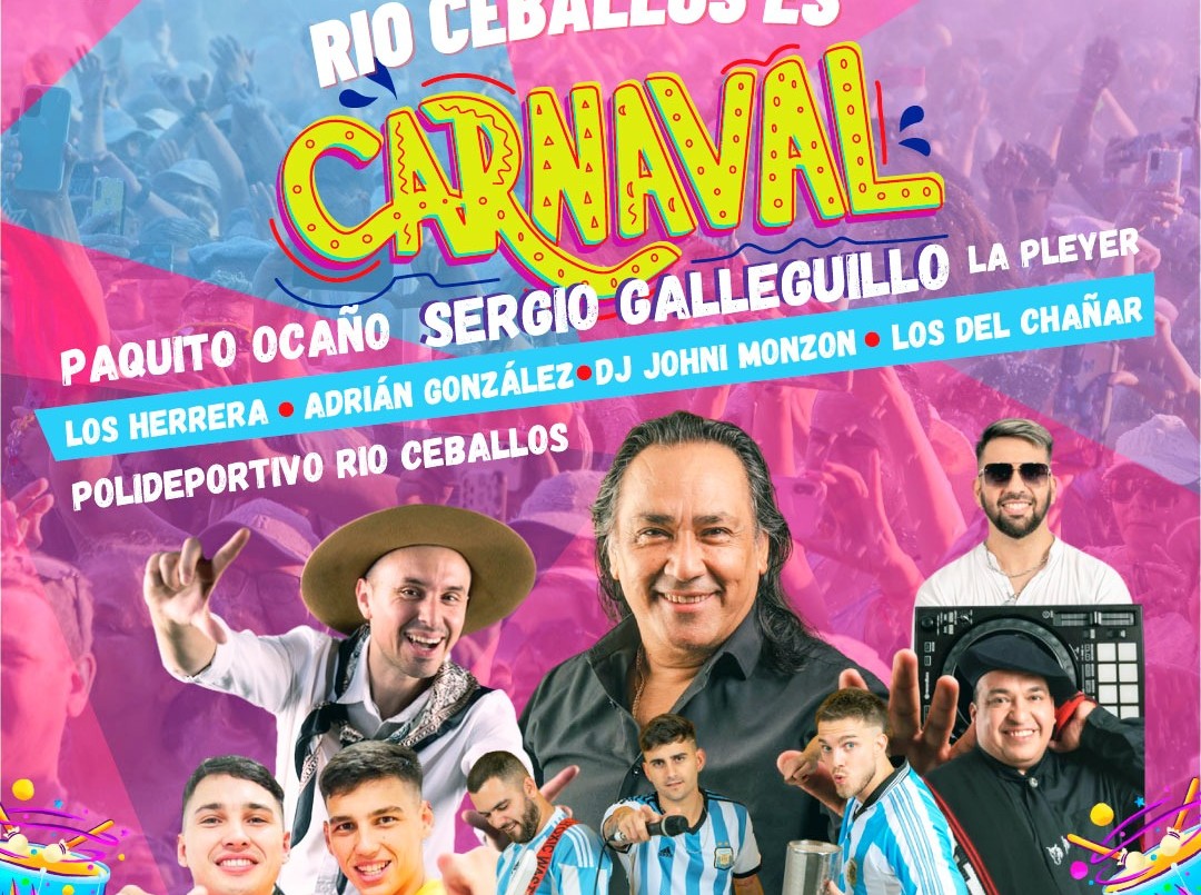 Río Ceballos y su carnaval chayero con la presencia de Sergio Galleguillo | Córdoba