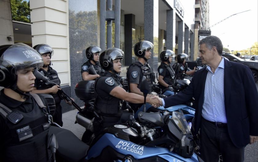 Jorge Macri anunció refuerzo de patrullaje policial en moto en la ciudad de Buenos Aires | Actualidad