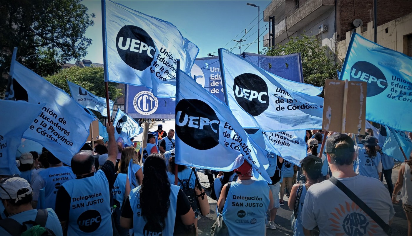 UEPC convoca a paro y movilización por reclamos gremiales en toda la provincia de Córdoba | Córdoba