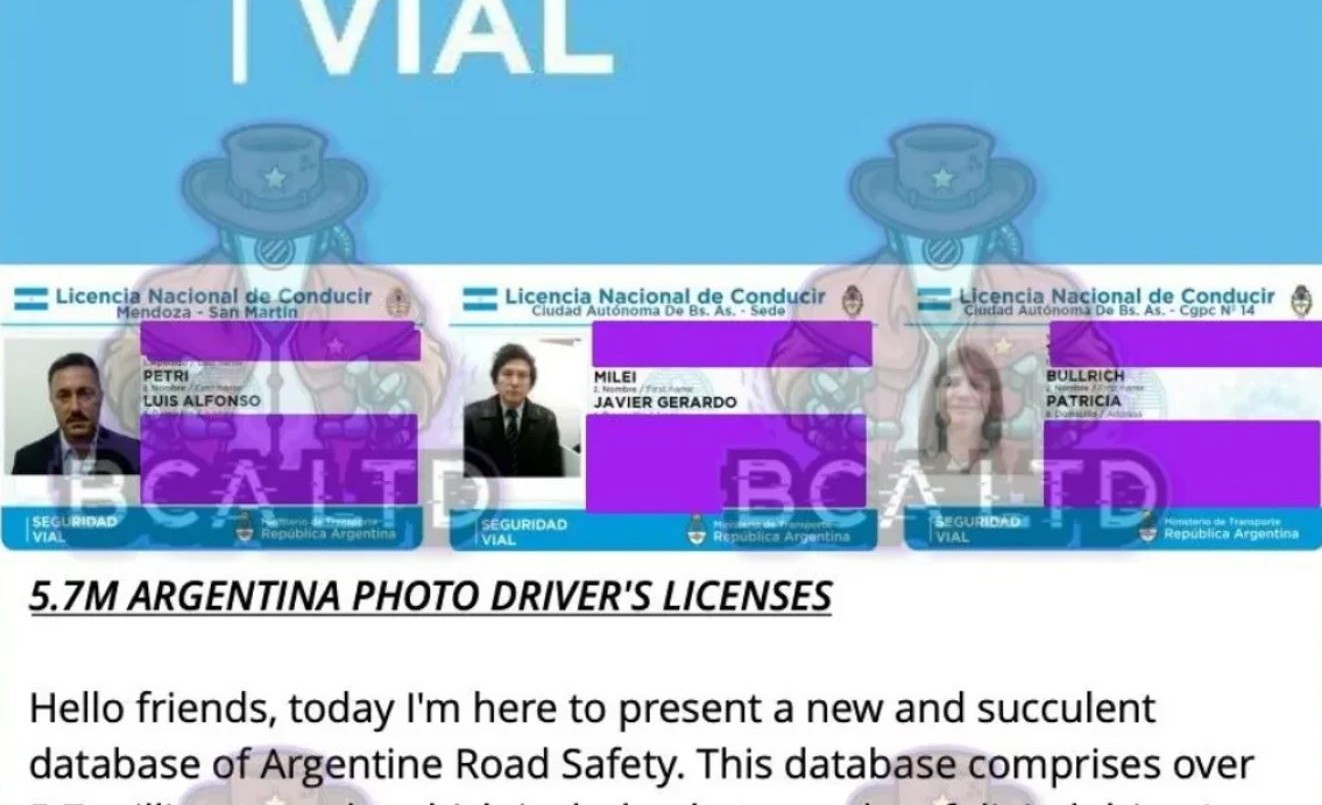 Robaron los datos de todas las licencias de conducir del país | Actualidad