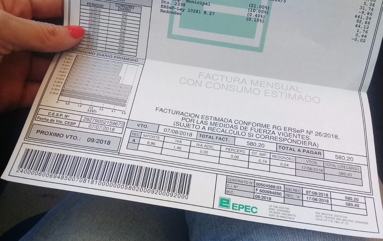 Paso a paso: cómo cambiar de categoría y pagar menos en las boletas de EPEC | Córdoba
